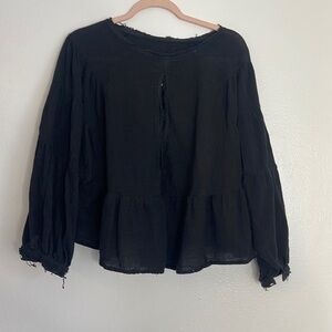 FREE PEOPLE peplum blouse